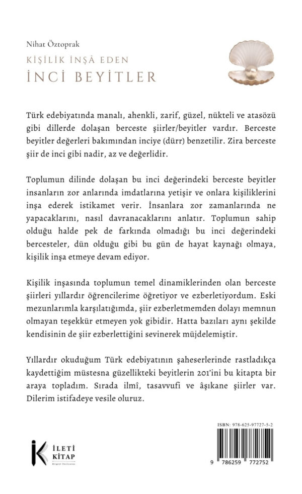 Kişilik İnşâ Eden İnci Beyitler